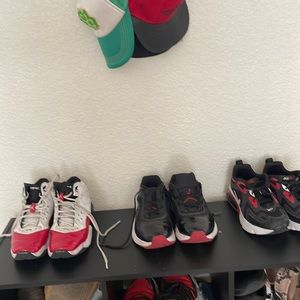 Selling my sons shoes; they collecting dust n am sure some kid could use them